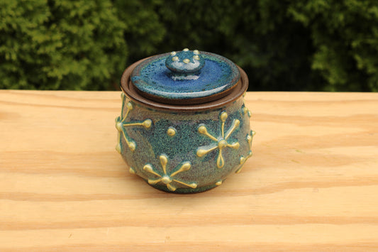 Porcelain Slip-Trailed Jar 13