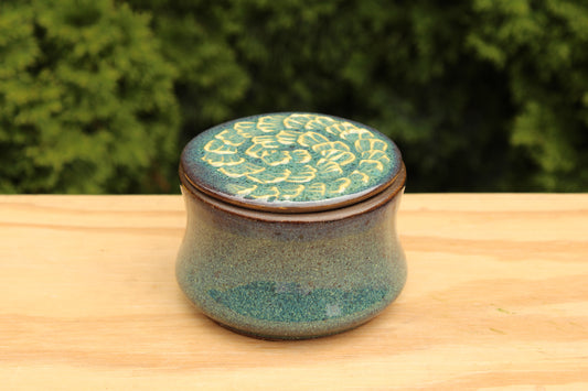 Porcelain Slip-Trailed Jar 14