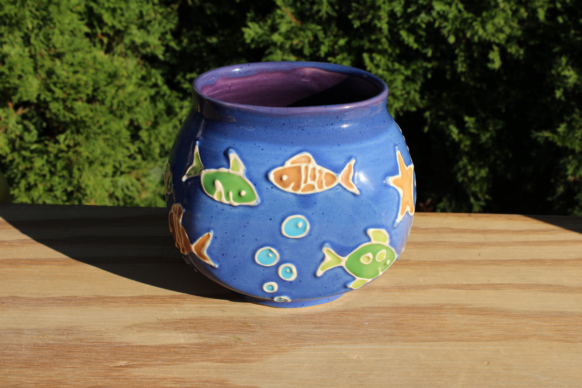 Large "Stained Glass" Vase 8