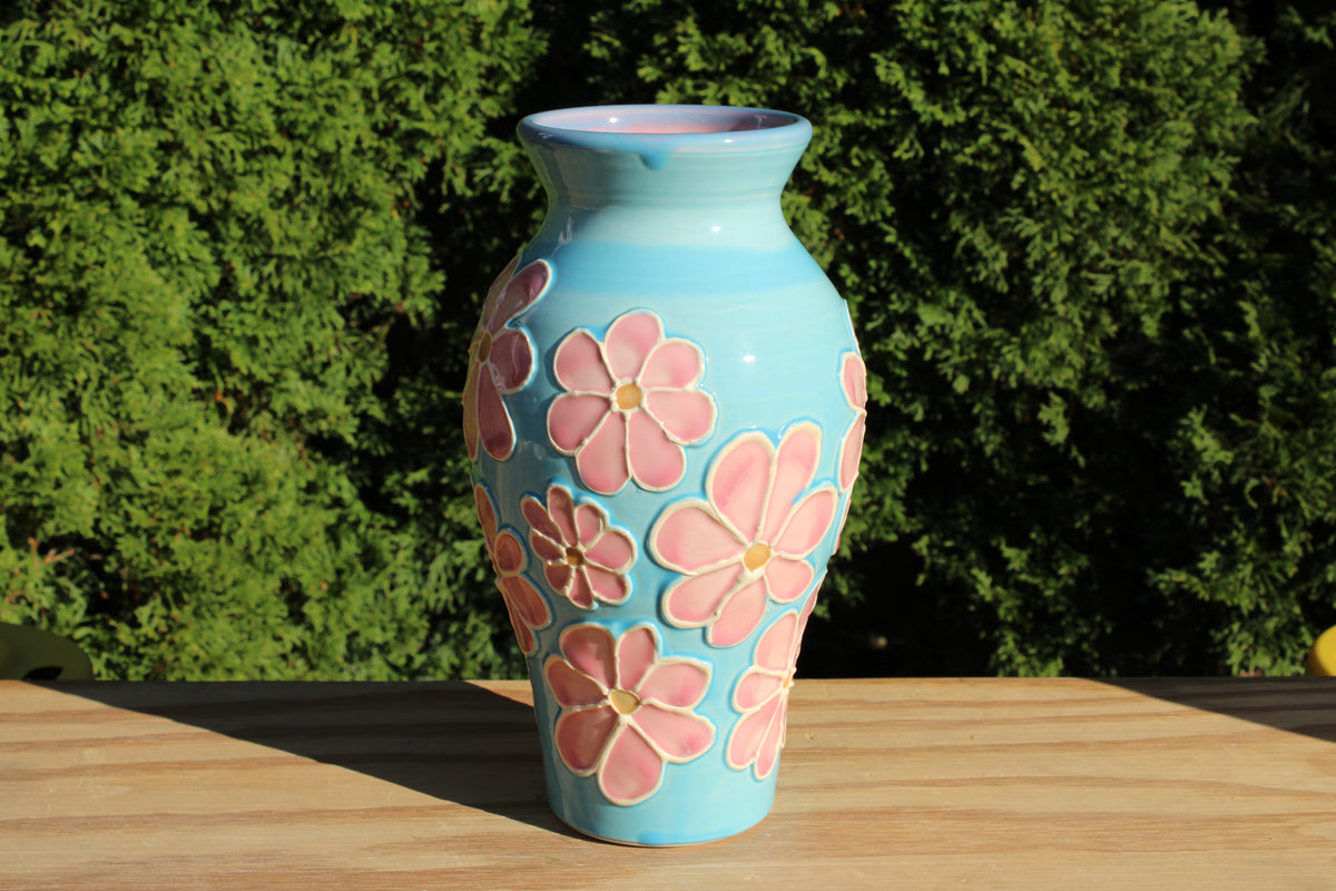 Large "Stained Glass" Vase 13