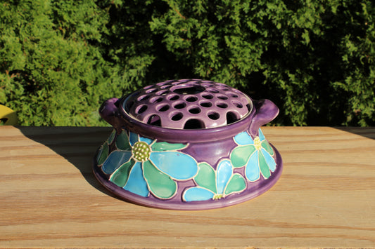 Short "Stained Glass" Vase 15