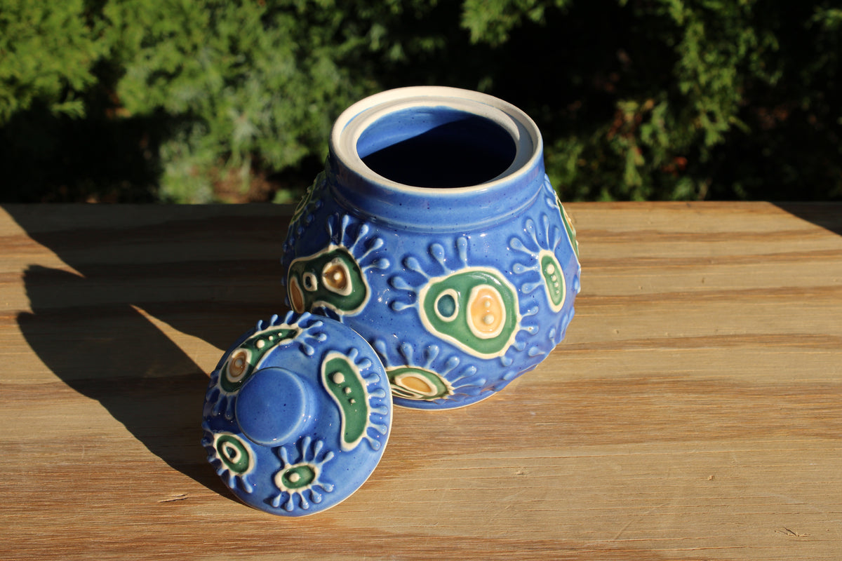 Porcelain Slip-Trailed Jar 20