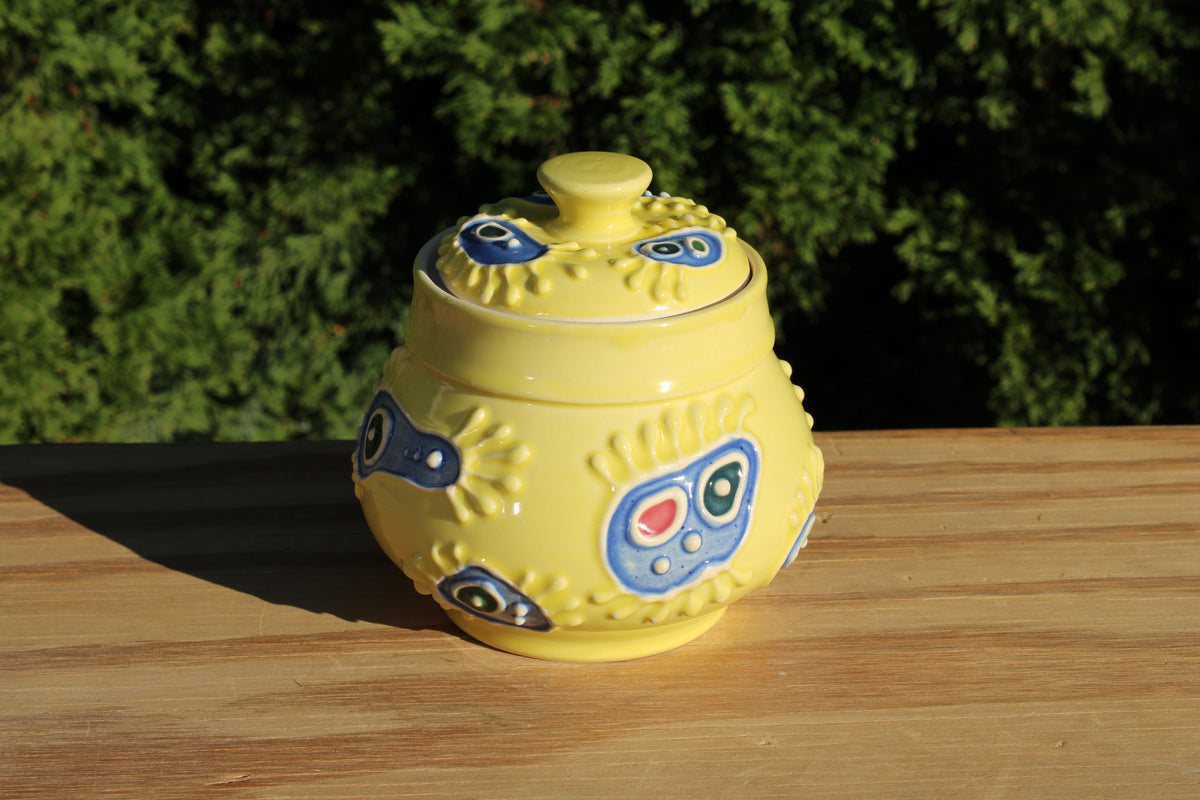 Porcelain Slip-Trailed Jar 24