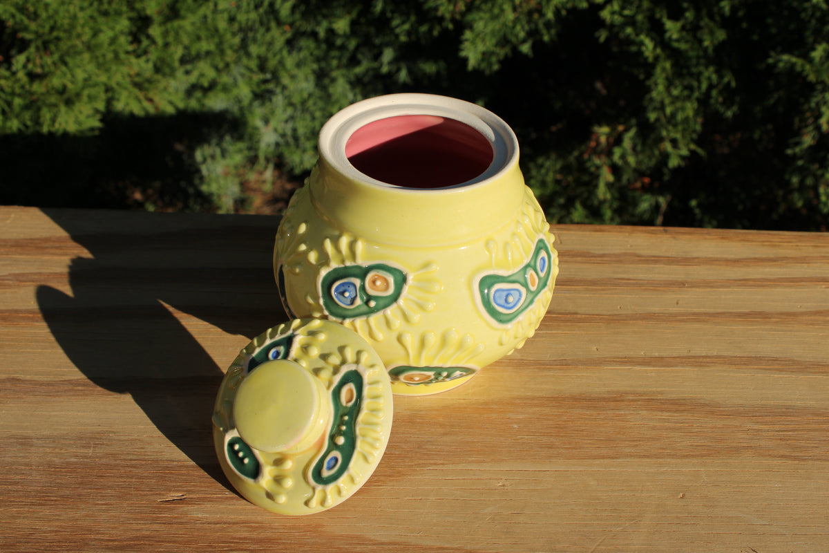 Porcelain Slip-Trailed Jar 25