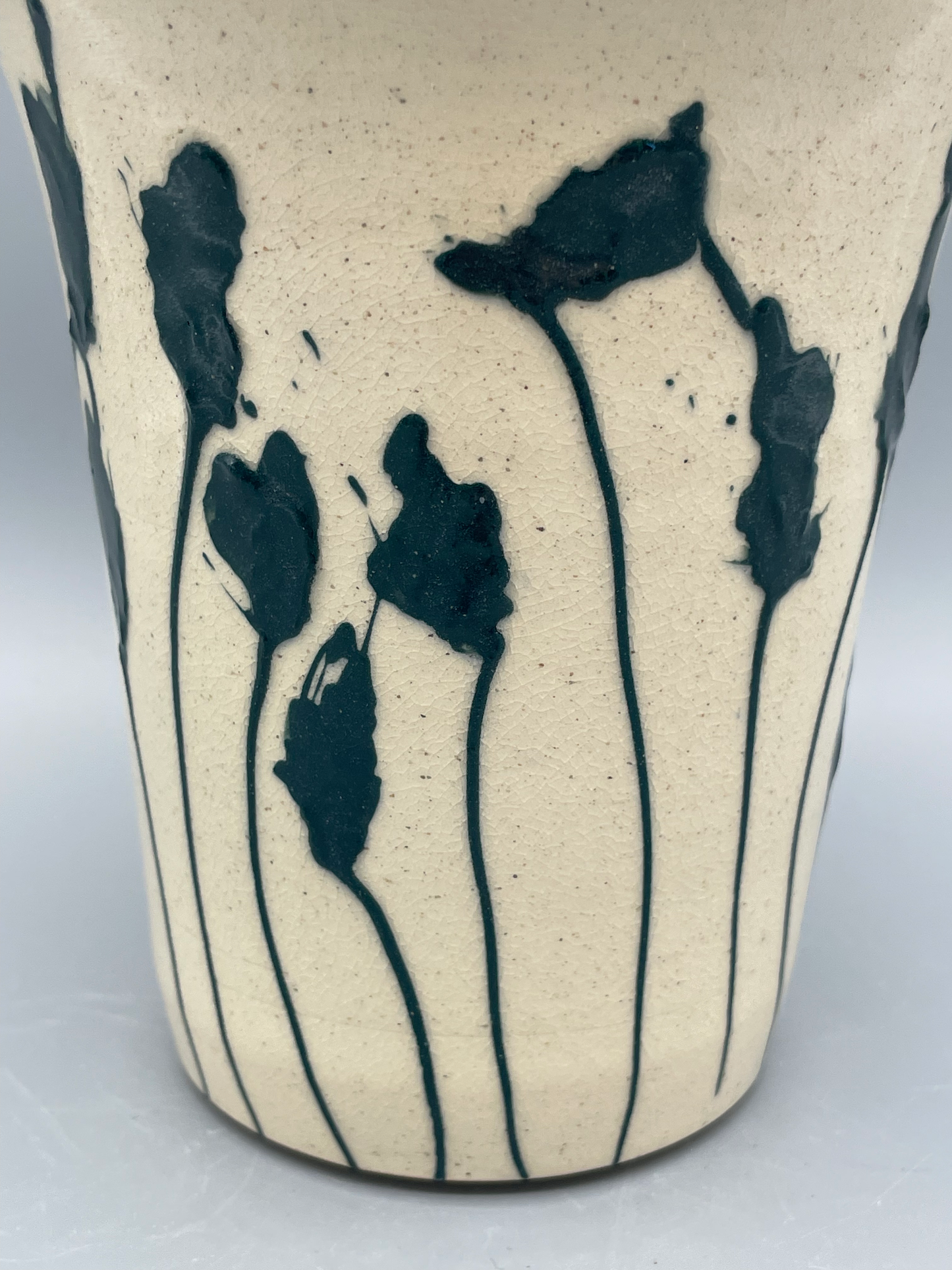 Slip Trailed and Blown Vase