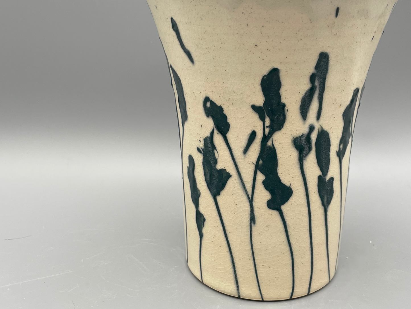 Slip Trailed and Blown Vase