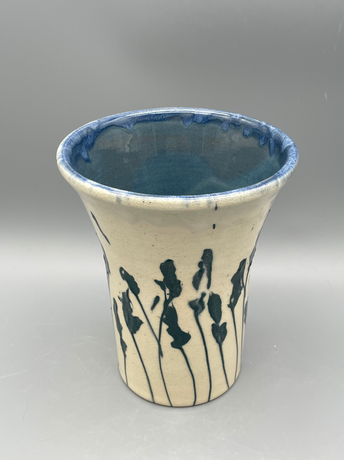 Slip Trailed and Blown Vase